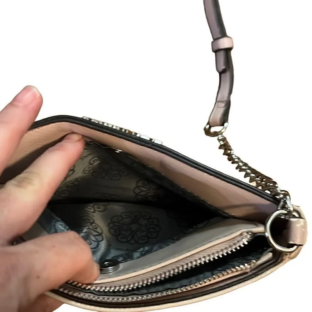 Enzo, pale, purple and grayish small Crossbody bag